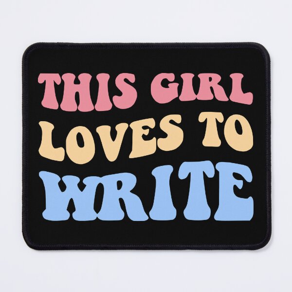 Item preview, This Girl Loves To Write I designed and sold by Lemon Pepper.