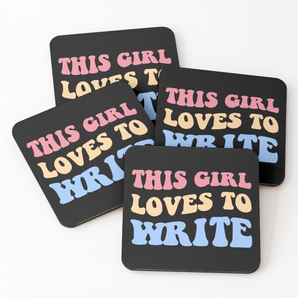 Item preview, This Girl Loves To Write I designed and sold by Lemon Pepper.