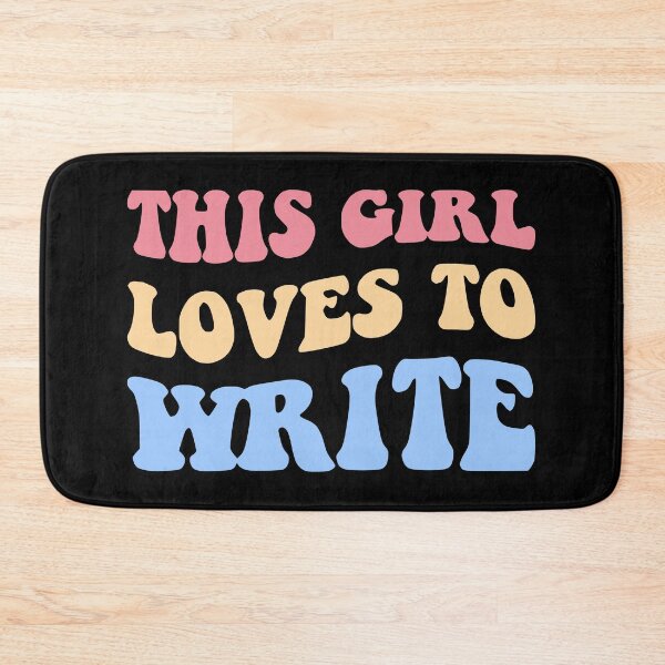 Item preview, This Girl Loves To Write I designed and sold by Lemon Pepper.