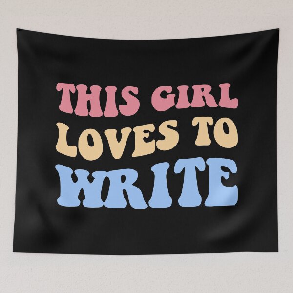 Item preview, This Girl Loves To Write I designed and sold by Lemon Pepper.