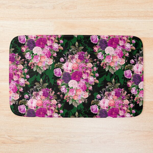 Item preview, Flowers in a diamond floral pattern, decorative pattern, modern design, flowers repeat pattern, Dark green floral   designed and sold by ZeinabTaha.