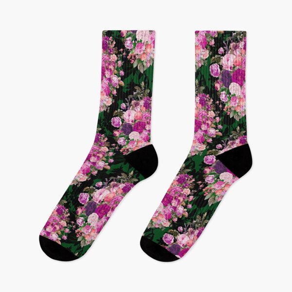 Item preview, Flowers in a diamond floral pattern, decorative pattern, modern design, flowers repeat pattern, Dark green floral   designed and sold by ZeinabTaha.