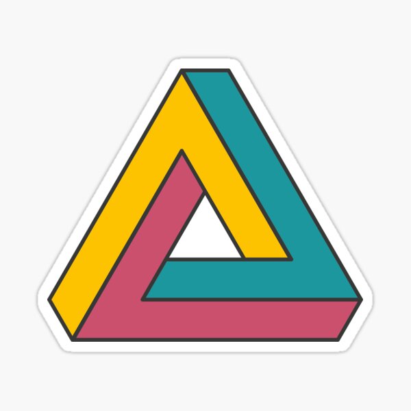 Penrose Triangle Sticker