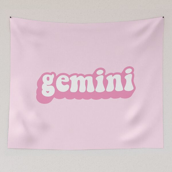 Item preview, Gemini Pink Text designed and sold by OldDannyBrown.