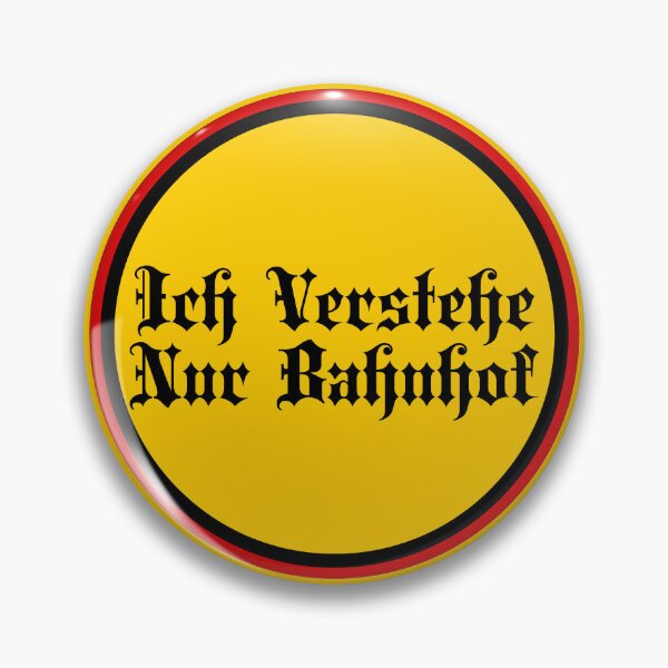 Item preview, Ich Verstehe Nur Bahnhof - I Only Understand Train Station - German Sayings designed and sold by JourneyCreative.