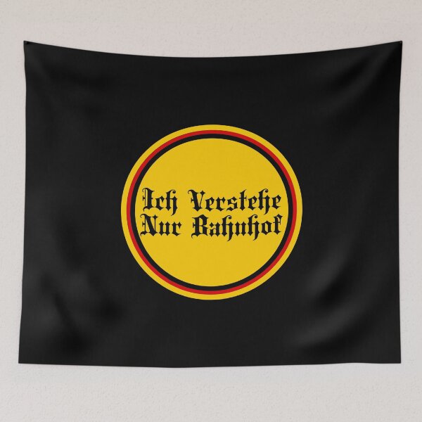Item preview, Ich Verstehe Nur Bahnhof - I Only Understand Train Station - German Sayings designed and sold by JourneyCreative.