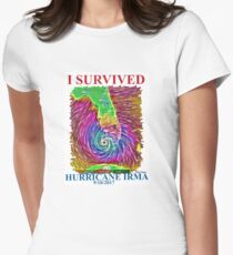 I survived Hurricane Irma Women's Fitted T-Shirt