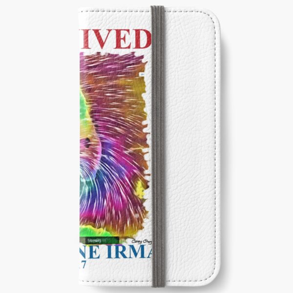 I survived Hurricane Irma iPhone Wallet