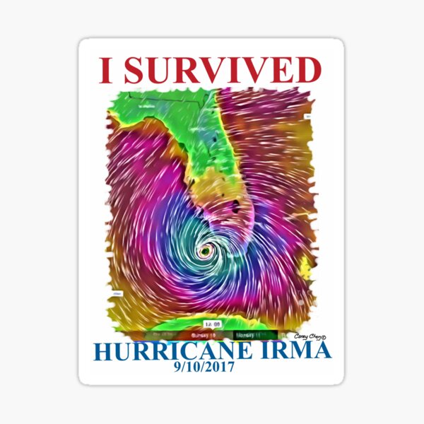 Item preview, I survived Hurricane Irma  designed and sold by Carey Chen.
