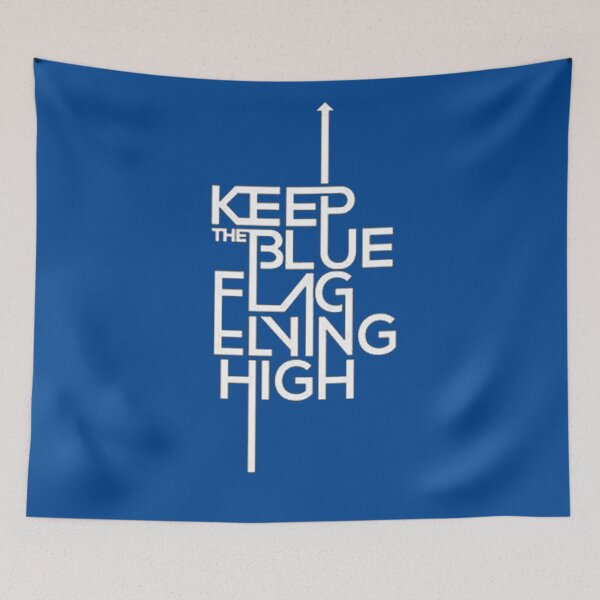 Item preview, KEEP THE BLUE FLAG FLYING HIGN designed and sold by DesignAndTales.