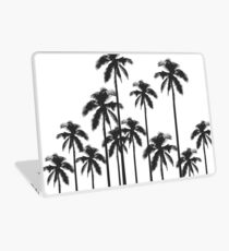 Black and White Exotic Tropical Palm Trees Laptop Skin