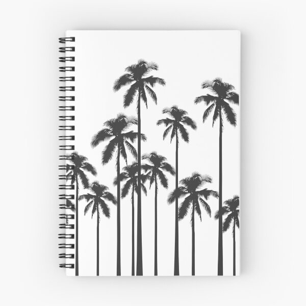 Item preview, Black and White Exotic Tropical Palm Trees designed and sold by Blkstrawberry.