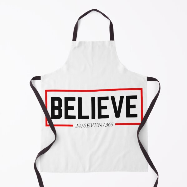 Item preview, BELIEVE 24/SEVEN/365 white background  designed and sold by KingsManKind.