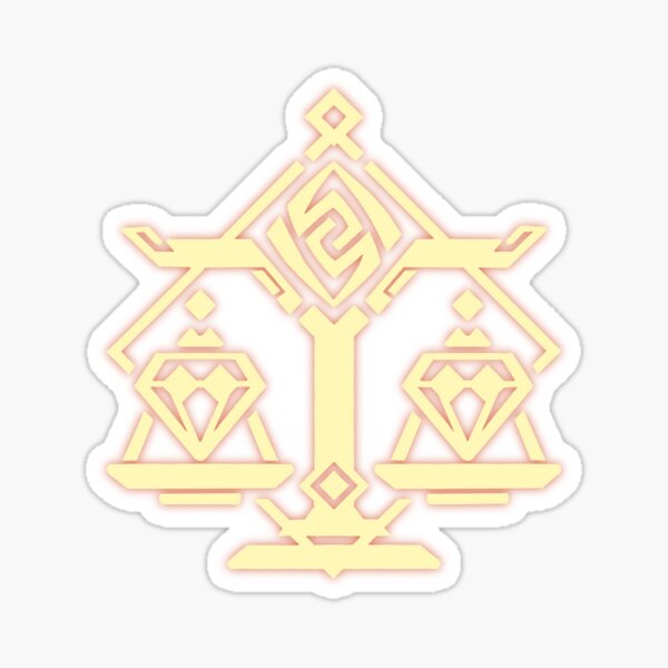 Genshin Impact Liyue Symbol Sticker For Sale By Bbmarioni Redbubble