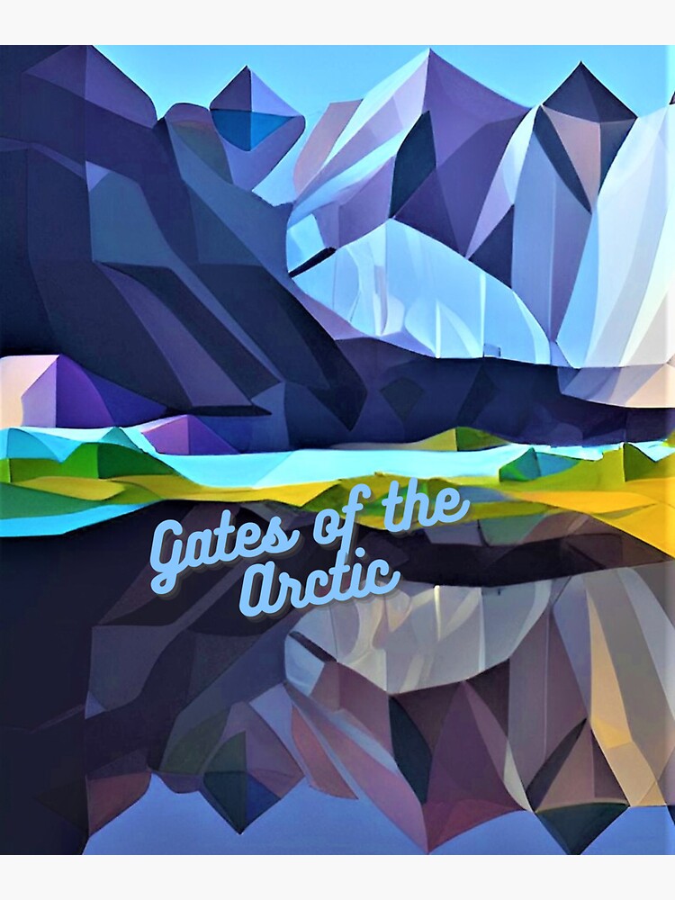 "Gates of the Arctic National Park II" Sticker for Sale by BradburyWorx