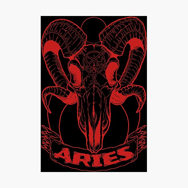 Aries (red) Fotodruck