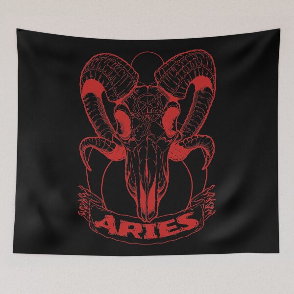 Item preview, Aries (red) designed and sold by Marsh Merch.