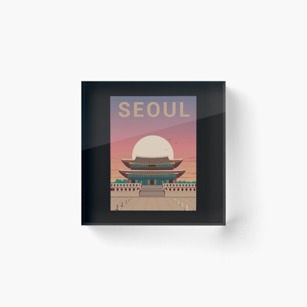 Item preview, Seoul South Korea Art Freehand designed and sold by joelcleggk10.