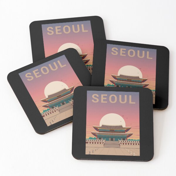 Item preview, Seoul South Korea Art Freehand designed and sold by joelcleggk10.