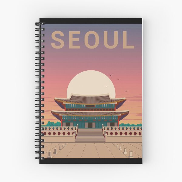 Item preview, Seoul South Korea Art Freehand designed and sold by joelcleggk10.