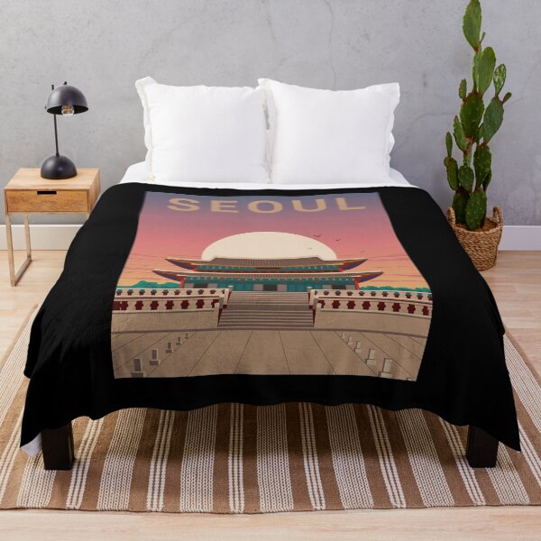 Item preview, Seoul South Korea Art Freehand designed and sold by joelcleggk10.