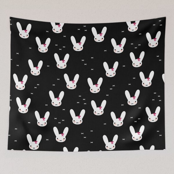 Item preview, Bunny Bow - Black designed and sold by Rainbows Galore.