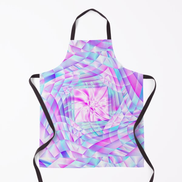 Item preview, Neon Pink & Blue Distorted Wave Grid designed and sold by Sophie CD.