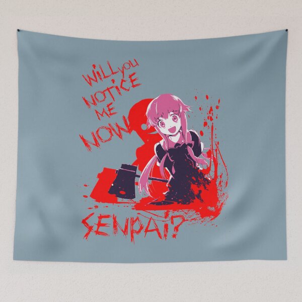 Item preview, Will You Notice Me Now Senpai? - Gasai Yuno designed and sold by SagGason.