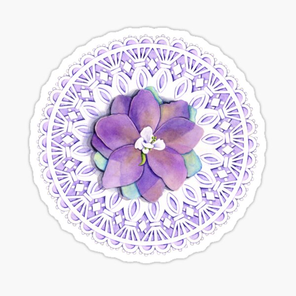 Victorian Flowers Sticker