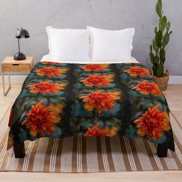 Item preview, Orange Dahlia in Bloom designed and sold by Nicole Gath.
