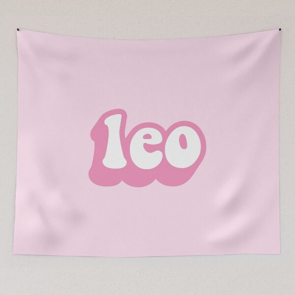 Item preview, Leo Pink Text designed and sold by OldDannyBrown.