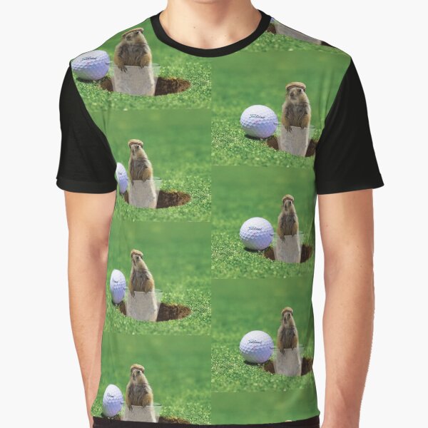 Gopher Golf Graphic T-Shirt