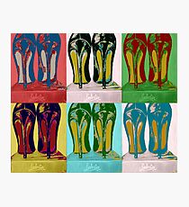 Red Bottom Heels Pop Art Photographic Print