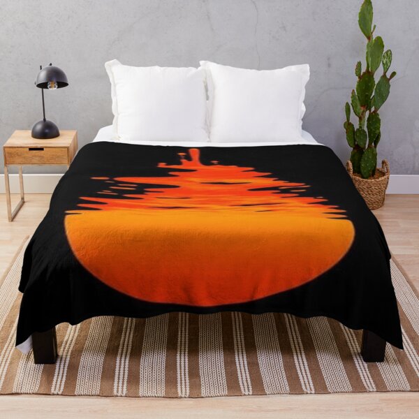 Item preview, Orange Moon Liquid Art designed and sold by adoredigitals.