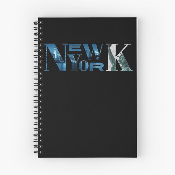 Artikelvorschau, Fotografische Skyline von New York und Freiheitsstatue im Text entworfen und verkauft von BearCaveDesigns.
