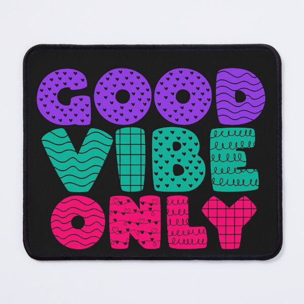 Item preview, Good vibe only positive saying designed and sold by Emotionville.