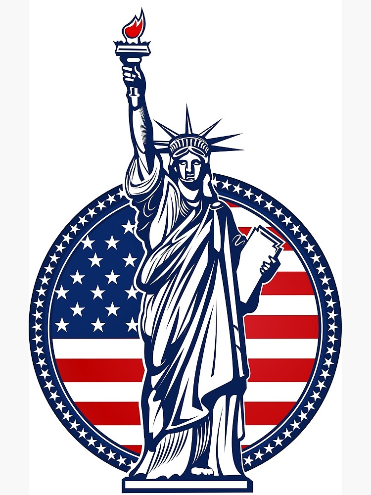 "The Statue of Liberty" Poster for Sale by ZipZup Redbubble