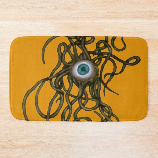Item preview, Single-Eyed Weird Cephalopoda With Numerous Tentacles Yellow designed and sold by taiche.