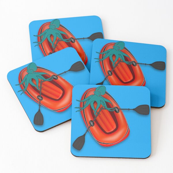 Item preview, OCTOPUS IN DINGHY designed and sold by DomGDesign.