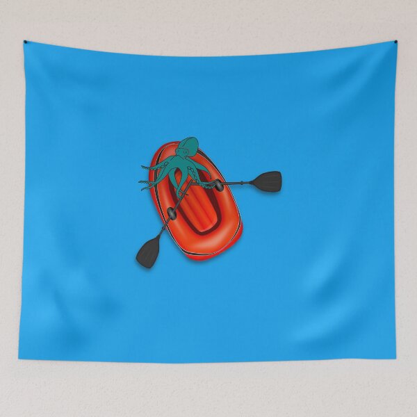 Item preview, OCTOPUS IN DINGHY designed and sold by DomGDesign.