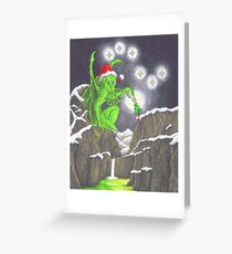 Great Cthulhu Hates Christmas - Showstopper Greeting Card