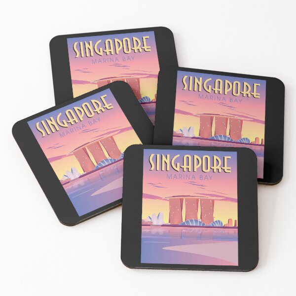 Item preview, Singapore Marina Bay Abstract Travel designed and sold by uskorb00.