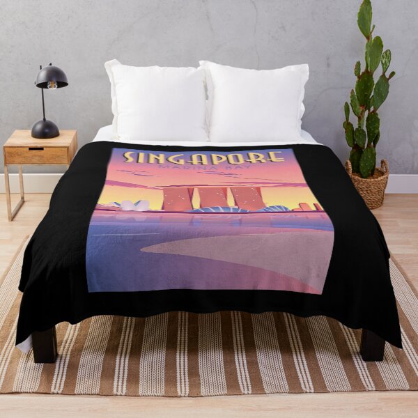 Item preview, Singapore Marina Bay Abstract Travel designed and sold by uskorb00.