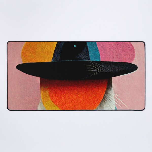 Item preview, Surreal, Super cool low res cat wearing a hat, NFT, colorful, designed and sold by AmazinfArt.