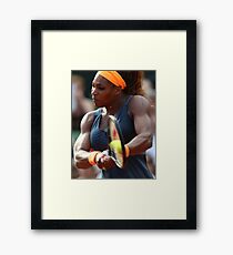 Serena Williams Gerahmter Kunstdruck