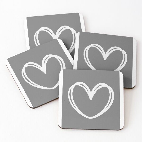 Item preview, Grey and white heart designed and sold by Creative photos and art.