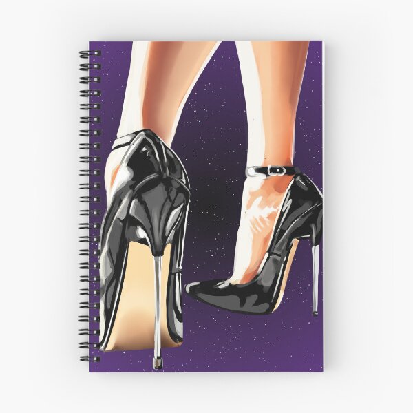 Artikelvorschau, Schwarze glänzende High Heels entworfen und verkauft von Pepinowitz.