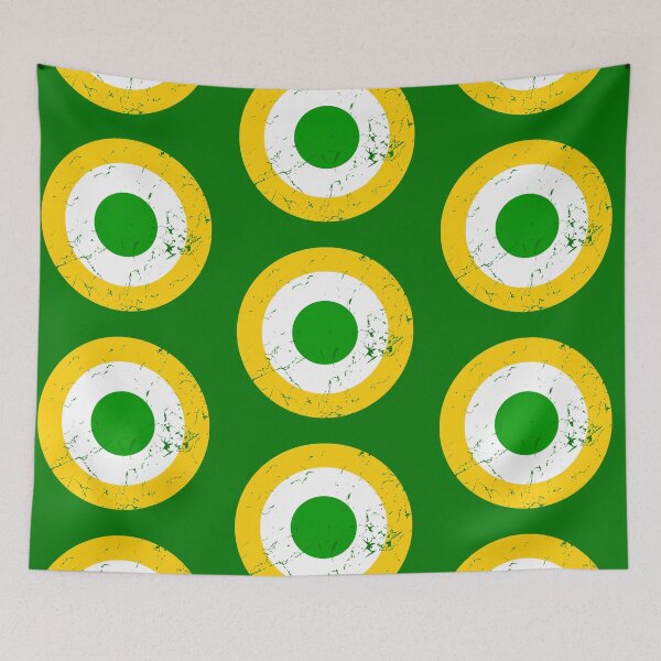 Item preview, Vintage Gold, White and Green Roundel (Opt.2/2) designed and sold by Irish-Nostalgia.