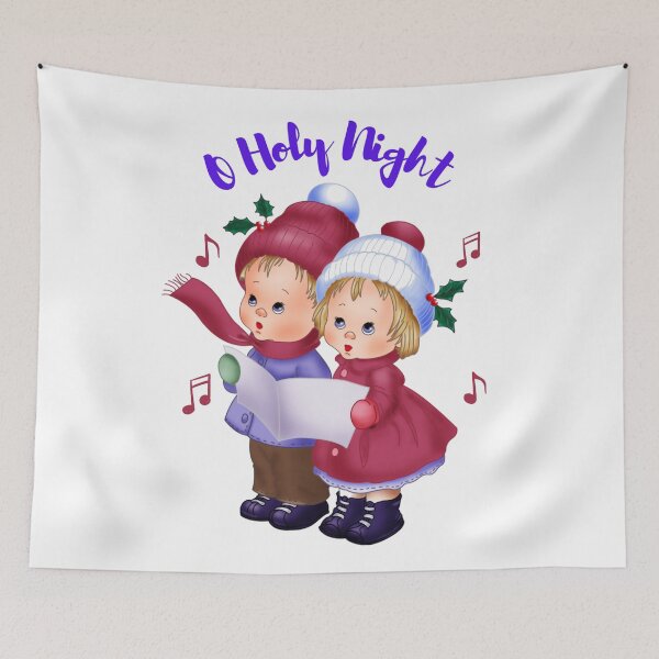 Item preview, O Holy Night Christmas Carolers  designed and sold by RhondaCGoins.