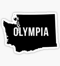 Olympia, Washington-Schattenbild Sticker
